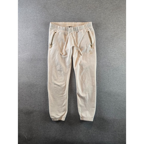 OVO October Very Own Classic Sweatpants Mens S Ivory French Terry Cotton Joggers - Picture 1 of 12
